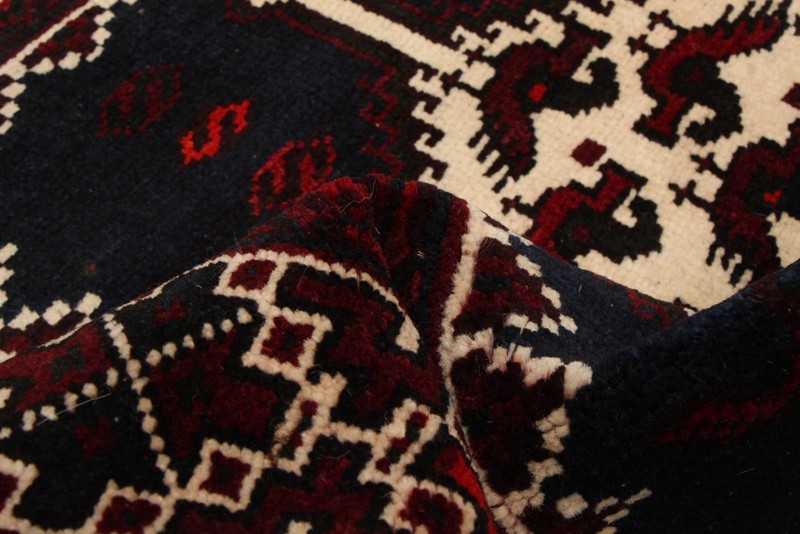 Vintage 3'2" x 4'9" Traditional Hand Knotted Vegetable Dye Wool Area Rug gallery