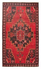 Vintage 3’11” x 6’8″ Traditional Hand Knotted Vegetable Dye Wool Area Rug