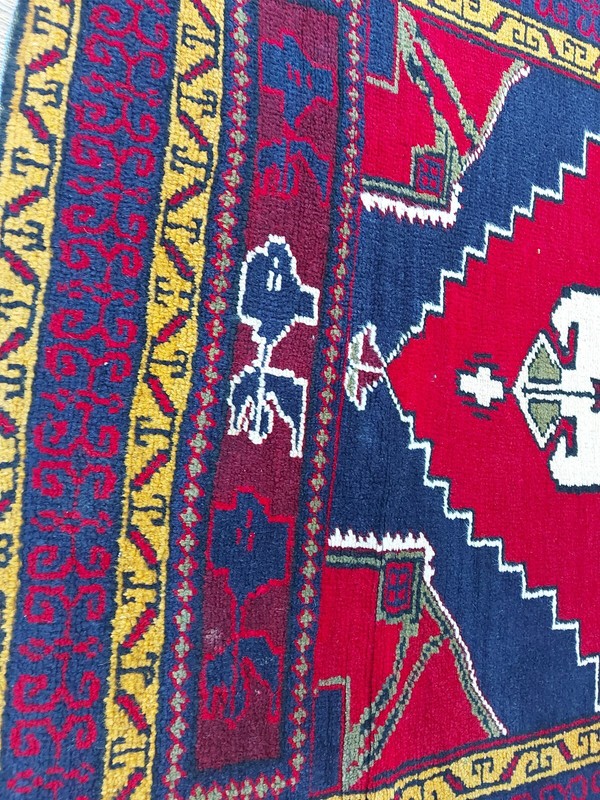 Antique Anatolian Rug Medium Decor Home Carpet Rare Finely Rug Oriental Rug gallery