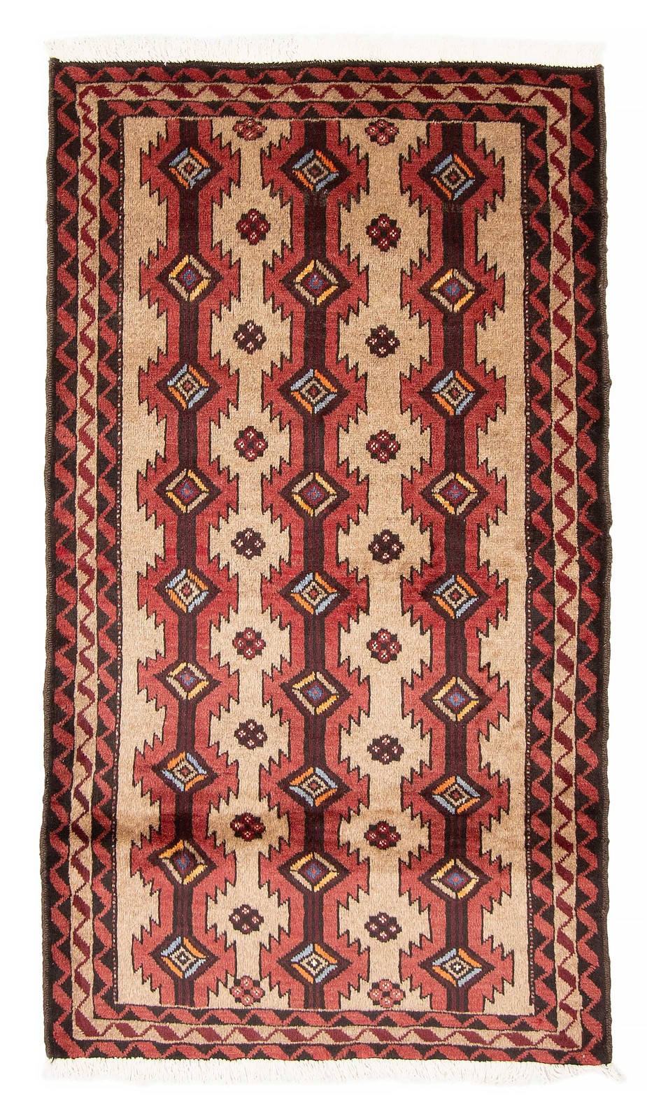 Traditional Vintage Hand-Knotted Area Rug 3'4" x 5'10" Oriental Wool Carpet gallery