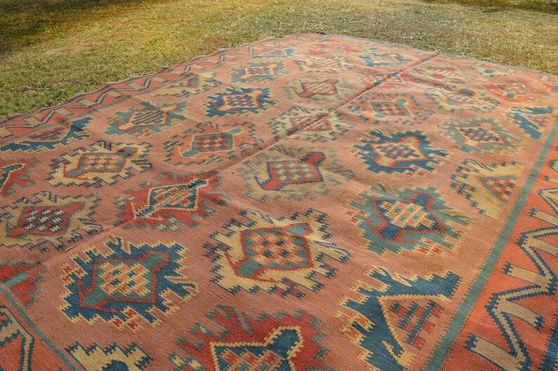 185 X 250 CM COLLECTOR ITEM Antique Shirvan Daghistani Group Fine Quality Kilim gallery