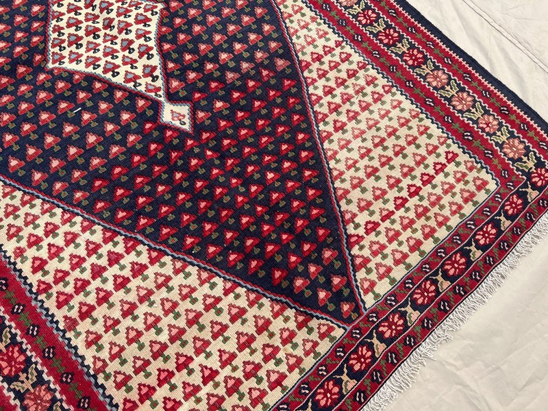 5 X 3'5ft Stunning Vintage Super Fine Quality Senneh Knots Floral Oriental Kilim gallery