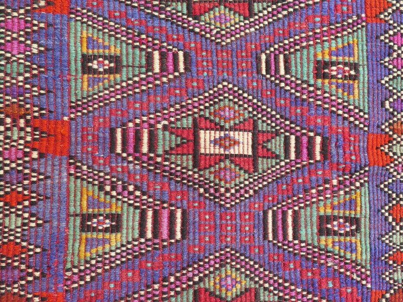 Area Small Rug, Vintage Turkish Small Kilim, Doormat, Bedroom Rug 37"X47" Carpet gallery