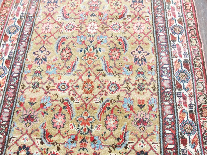 Antique Oushak Gallery/runner 3'4" × 14'11" #116726 gallery