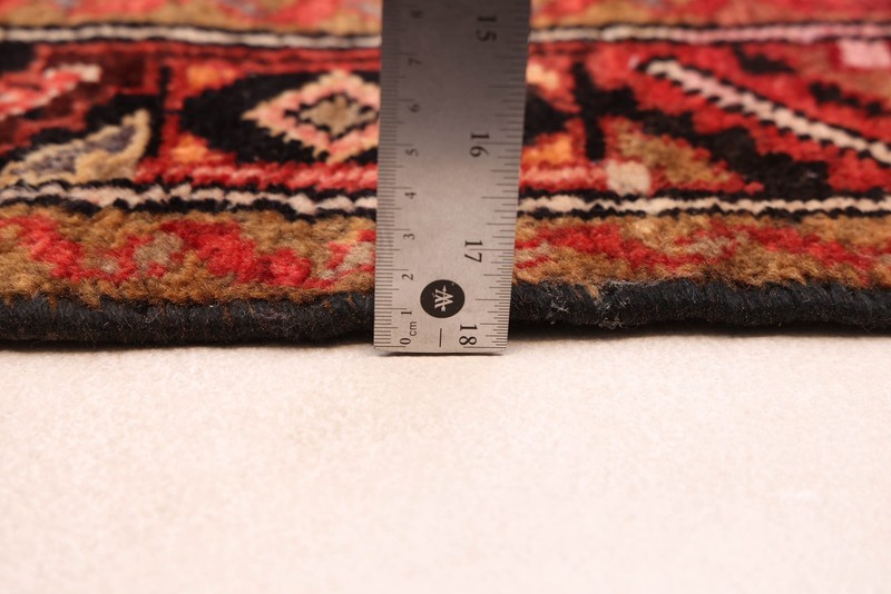 3'4" x 10'6" Vintage Hand-knotted Runner Rug Traditional Oriental Wool Carpet gallery