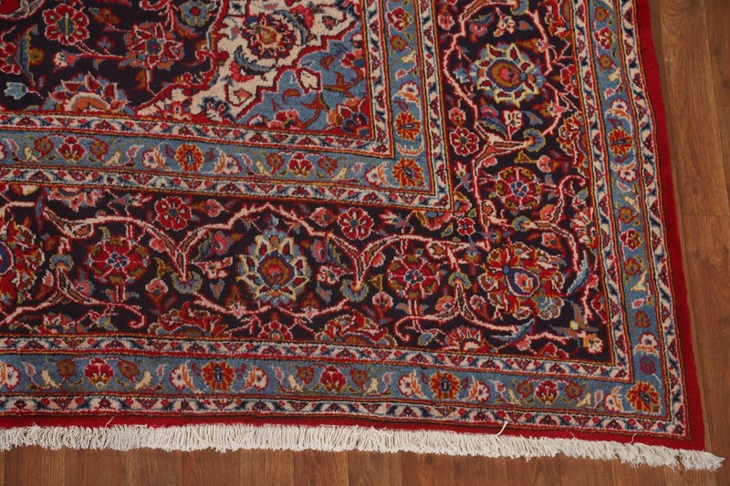 Large Traditional Red Area Rug 10x16 Ft Handmade Medallion Oriental Wool Carpet gallery