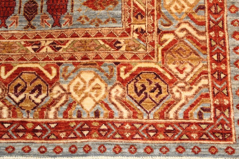 Fine Quality Genuine Handmade Hand Knotted Oriental Rug 6' x 9' Vegetable Dyed gallery