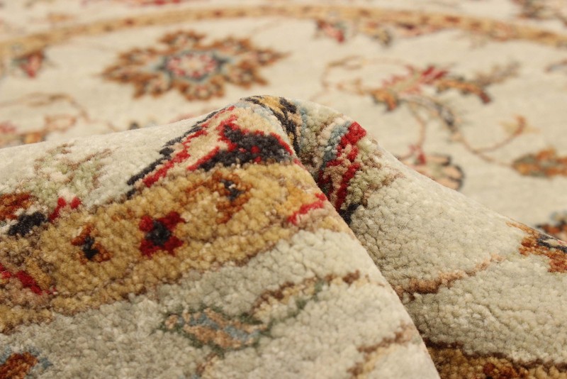 Traditional Vintage Hand-Knotted Area Rug 4'0" x 4'0" Oriental Wool Carpet gallery