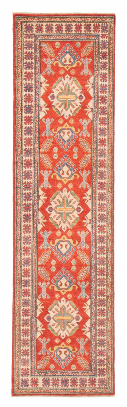 2'9" x 10'2" Vintage Hand-knotted Runner Rug Traditional Oriental Wool Carpet gallery