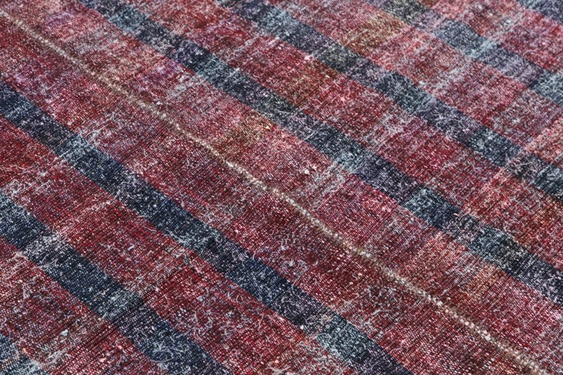 6'1 x 8 ft , Striped Design Turkish Kilim Rug, Minimalist Rug, 186 x 246 cm gallery