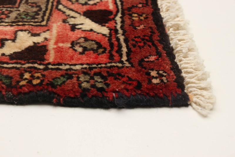 3'2" x 9'10" Vintage Hand-knotted Runner Rug Traditional Oriental Wool Carpet gallery