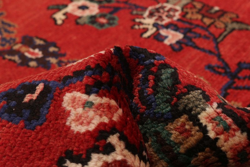 3'5" x 9'11" Vintage Hand-knotted Runner Rug Traditional Oriental Wool Carpet gallery