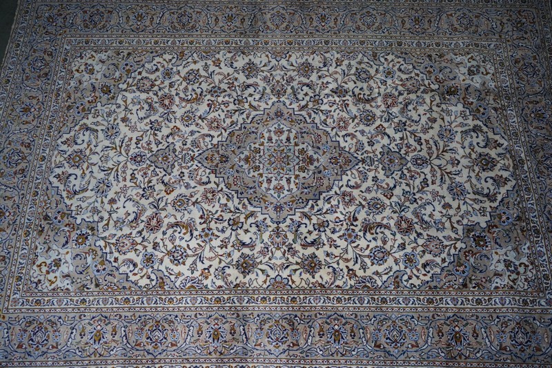 FINE FRENCH VINTAGE CREAM EXTRA LARGE RUG CARPET 361CM X 263CM MUST SEE PICTURES gallery