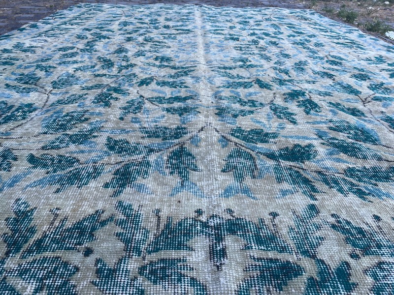 Turkish Vintage Rug, Handmade Wool Rug, Bohemian Large Rug, 6,8 x 9,8 ft gallery