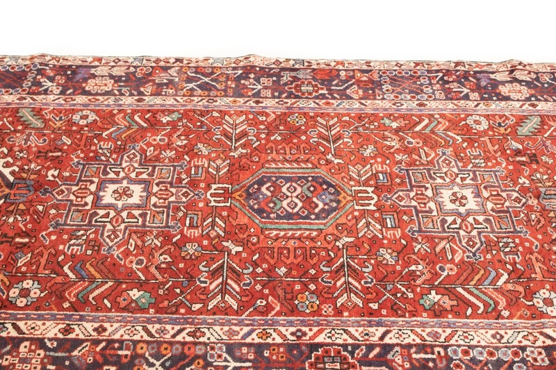 Vintage Tribal Style Rusty Red Runner Rug Oriental Hallway Carpet 5'4X12'7 ft gallery