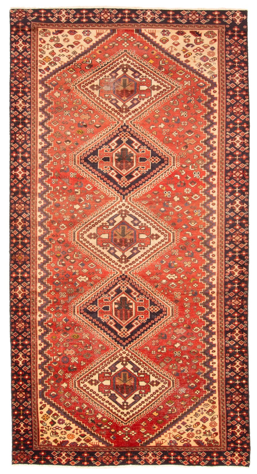 Traditional Vintage Hand-Knotted Area Rug 5'0" x 9'10" Oriental Wool Carpet gallery