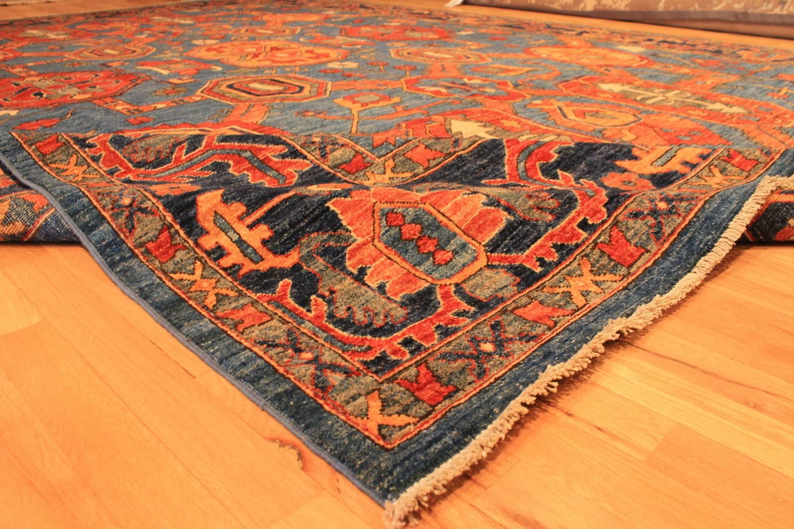 Hand-knotted Rug (Carpet) 8'8X12'1, Choeb Rang mint condition gallery