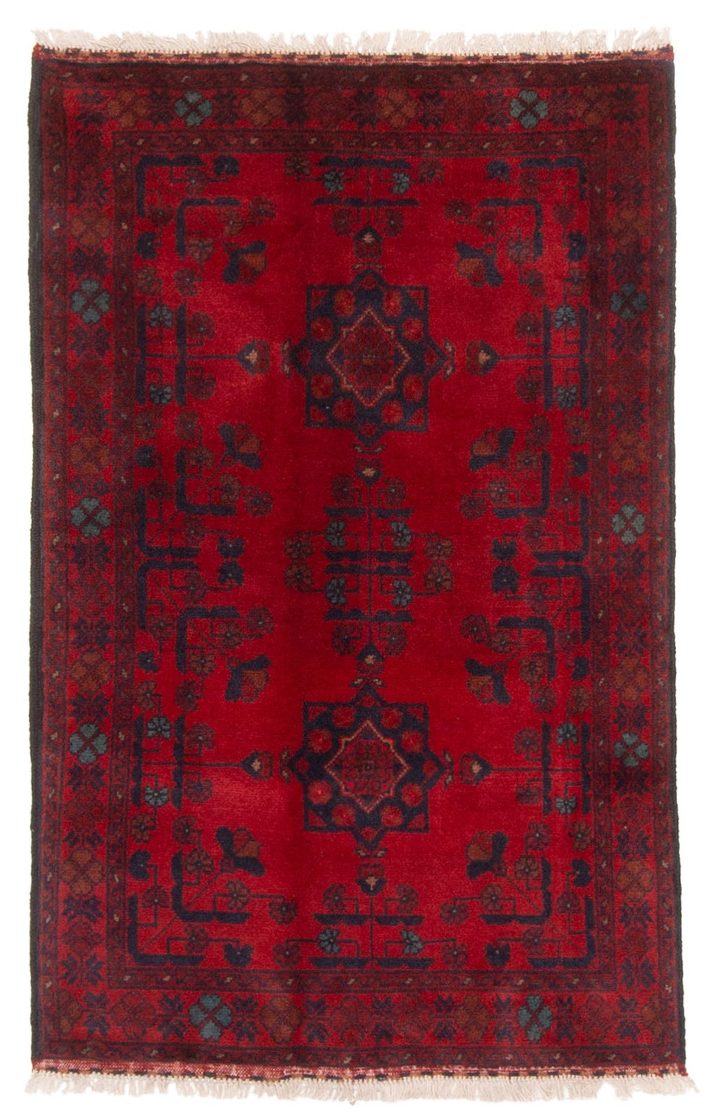 Traditional Vintage Hand-Knotted Area Rug 2'8" x 4'2" Oriental Wool Carpet gallery