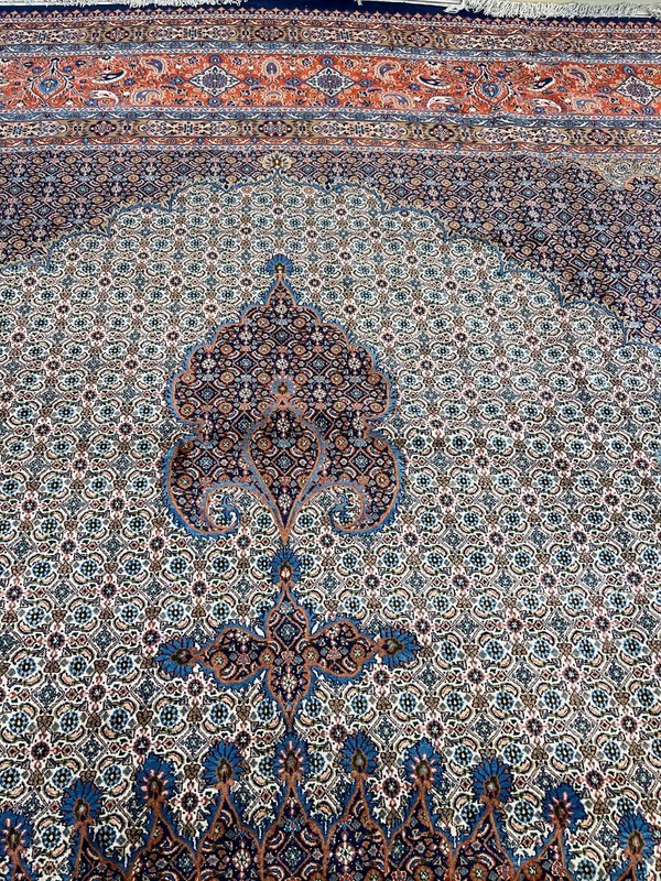 Vintage Mood Fine Hand-Woven Middle Eastern Rug 22.5' x 16.4' gallery