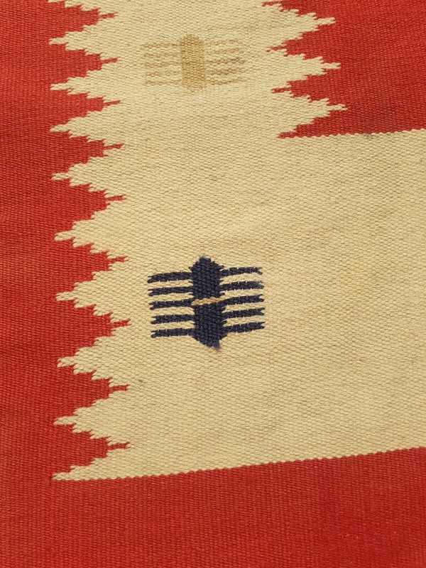 Vintage Traditional Handcrafted Turkish Kilim Rug for Home Décor 177x117 cm gallery