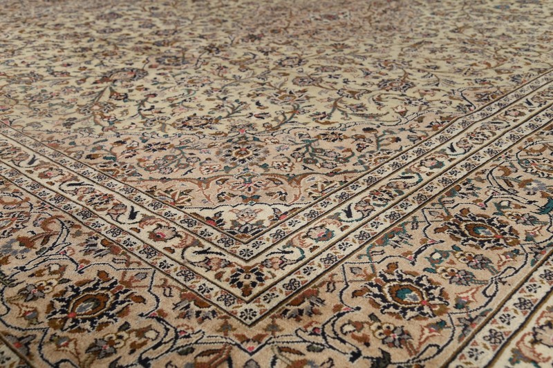 Traditional Green Area Rug 10x12 Hand-knotted Wool Floral Vintage Carpet gallery