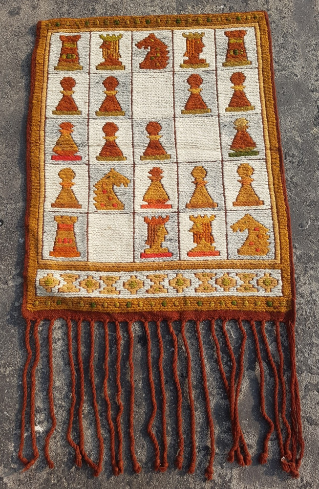 Vintage Traditional Handmade Beautiful Afghani Kilim Floor Rug Carpet 82x64 cm