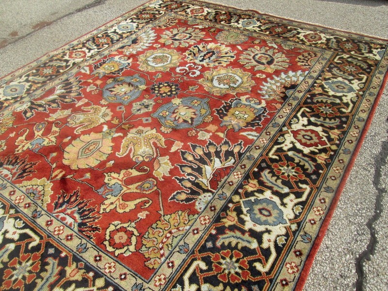 FINE SERAPI DESIGN ORIENTAL ROOM SIZE RUG EXCELLENT CONDITION 8 x 10 # 159 gallery