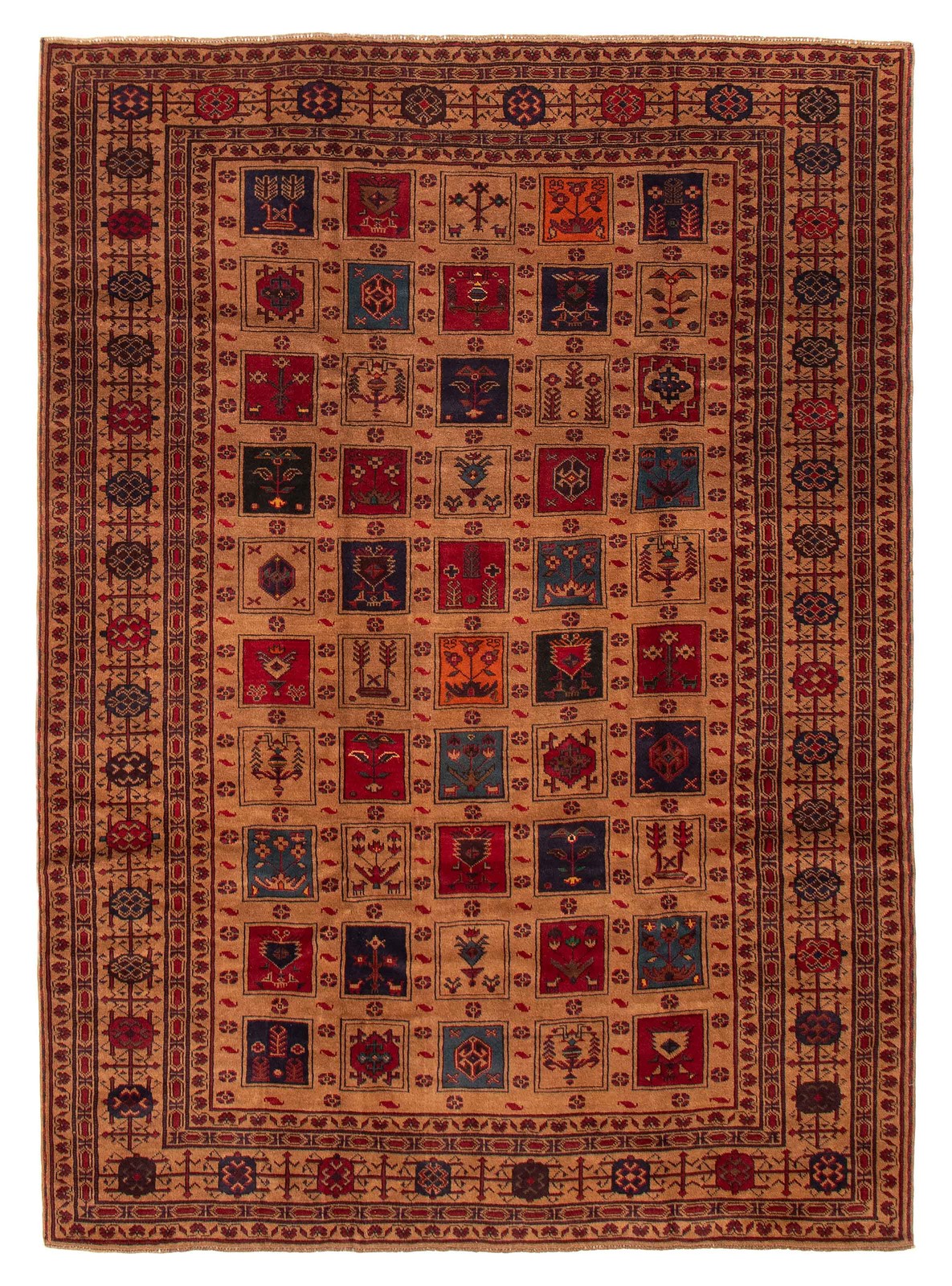 Vintage Traditional Hand-Knotted Area Rug 6'8" x 9'5" Oriental Wool Carpet gallery