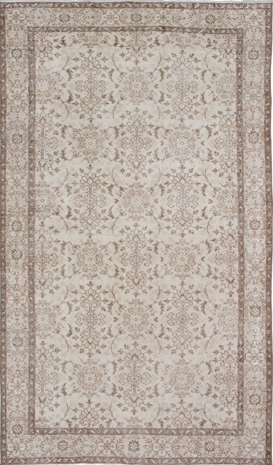 Vintage Traditional Hand-Knotted Area Rug 5'10" x 9'10" Oriental Wool Carpet gallery