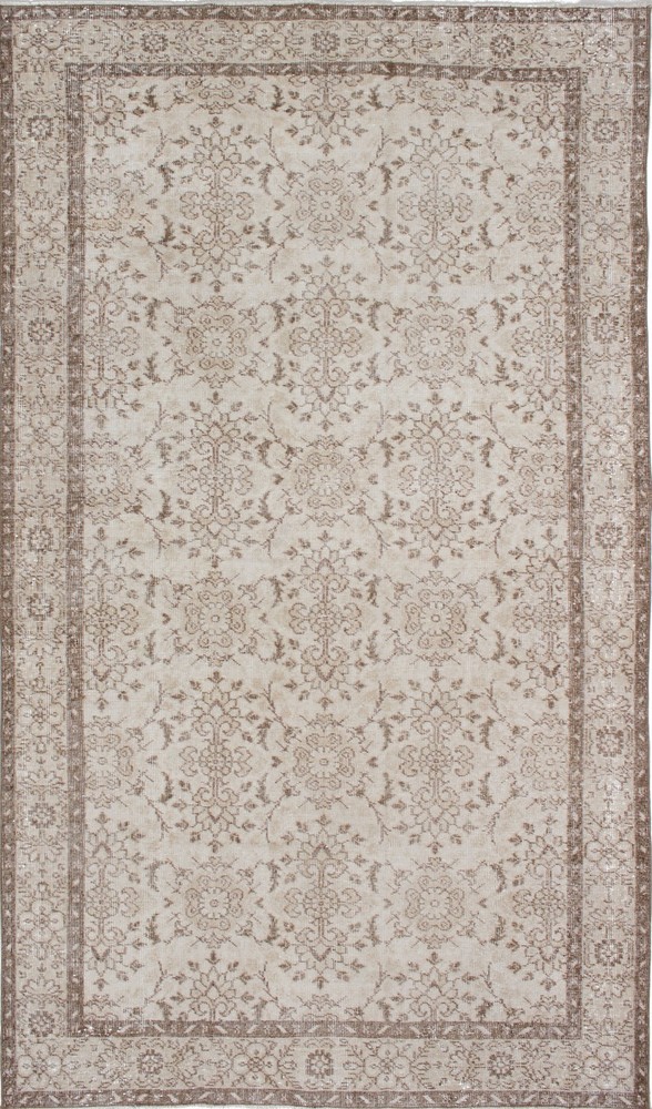 Vintage Traditional Hand-Knotted Area Rug 5'10" x 9'10" Oriental Wool Carpet