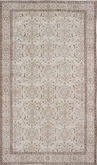 Vintage Traditional Hand-Knotted Area Rug 5’10” x 9’10” Oriental Wool Carpet