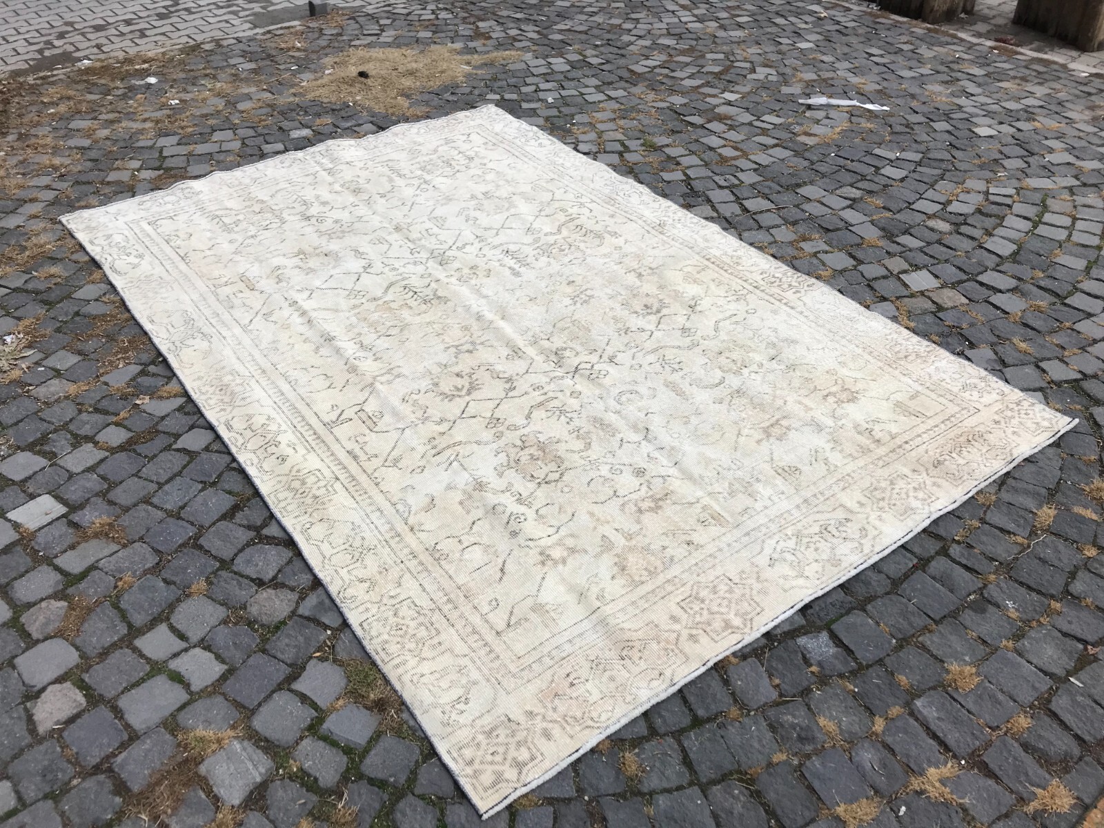 Home Decor, Turkish Vintage Rug, Handmade Wool Rug, Bohemian Large Rug, 6x10 ft gallery