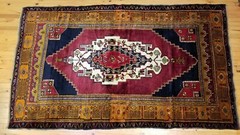 Antique 1900-1930’s Turkish Tribal Rug 4’5 × 7’6″