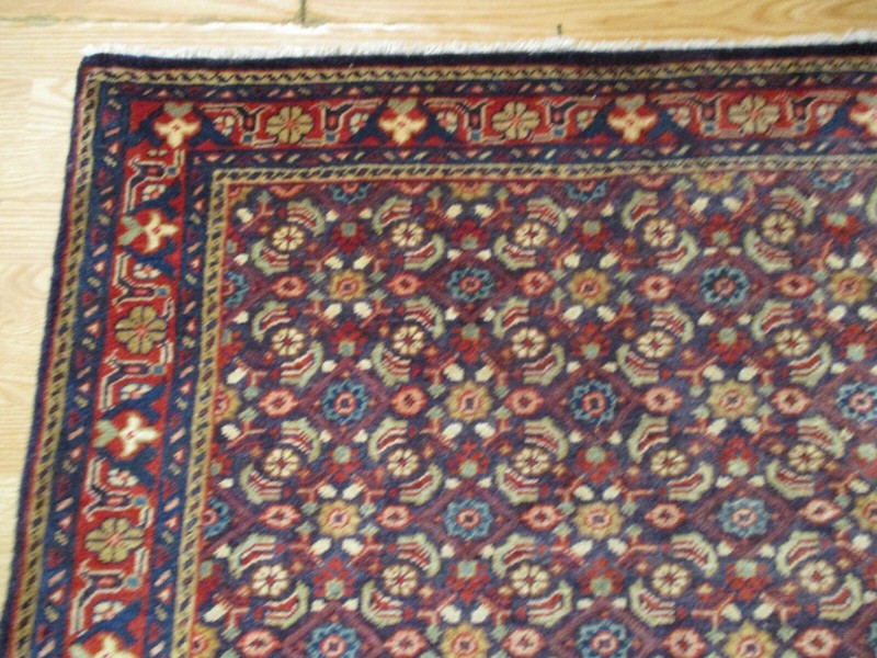 ESTATE 3x5 CIRCA 1960 TRIBAL MAHI VEGETABLE-DYE HANDMADE-KNOTTED WOOL RUG 583383 gallery
