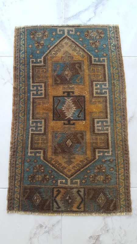 Rare Unique Geometric Pattern Antique Rug, Traditional Special Quality Rug XXXXX gallery