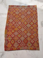 1850s Antique Rug Handmade Natural Wool Rug Multicolor Root Dyed Rug b