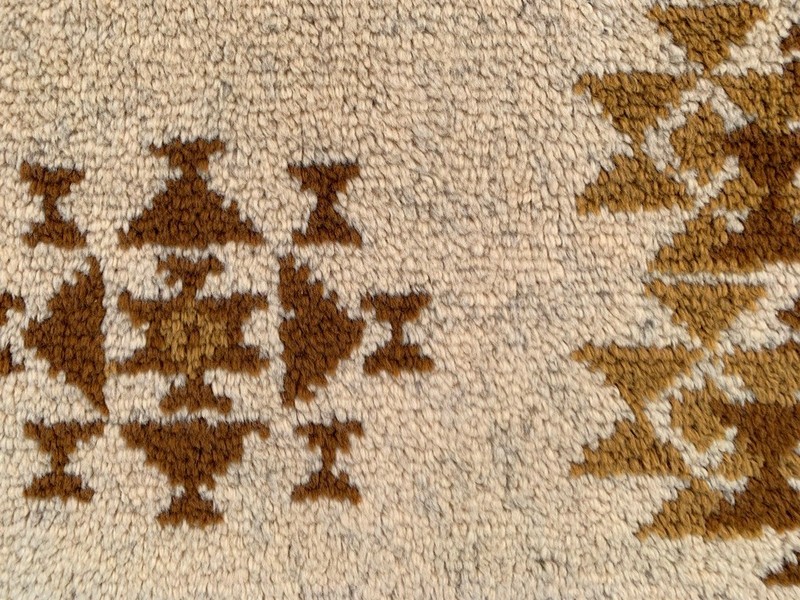 Vintage Mid-Century Scandinavian: Long-Pile Rya Shags, Traditional Rug (2x4 ft.) gallery