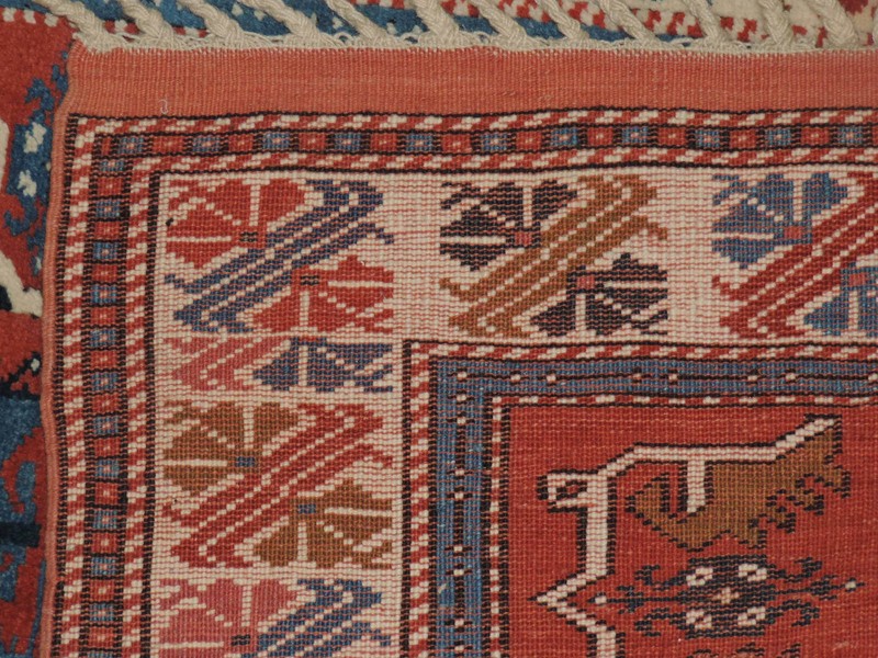 3x5ft. Handmade Turkish Melas Caucasian Wool Rug gallery