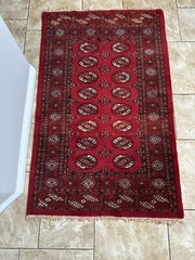Afghan Handmade Rug Tribal Rug (62 in x 38in) (5.1ft x 3.1ft)