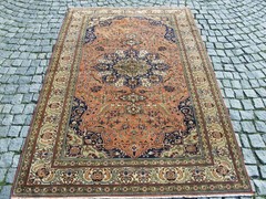 Handmade Vintage Oriental Rug 5×8 S.Antique Wool Floral Traditional Decor Carpet