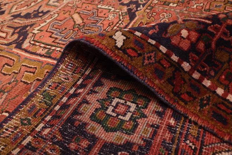 Traditional Vintage Hand-Knotted Area Rug 8'4" x 10'11" Oriental Wool Carpet gallery