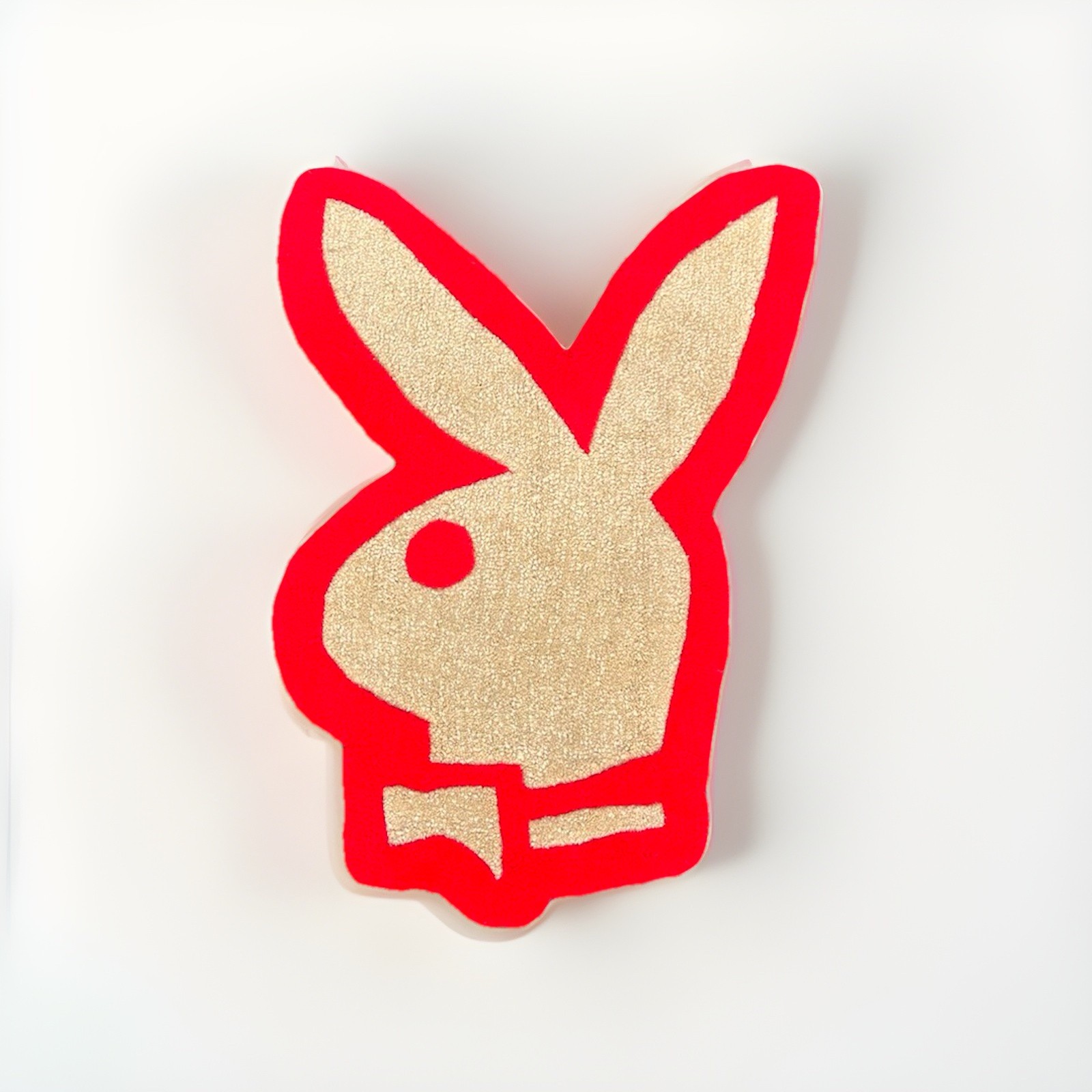 Playboy Bunny Logo Gold Red Embroidered Handmade Patch for Any Room gallery