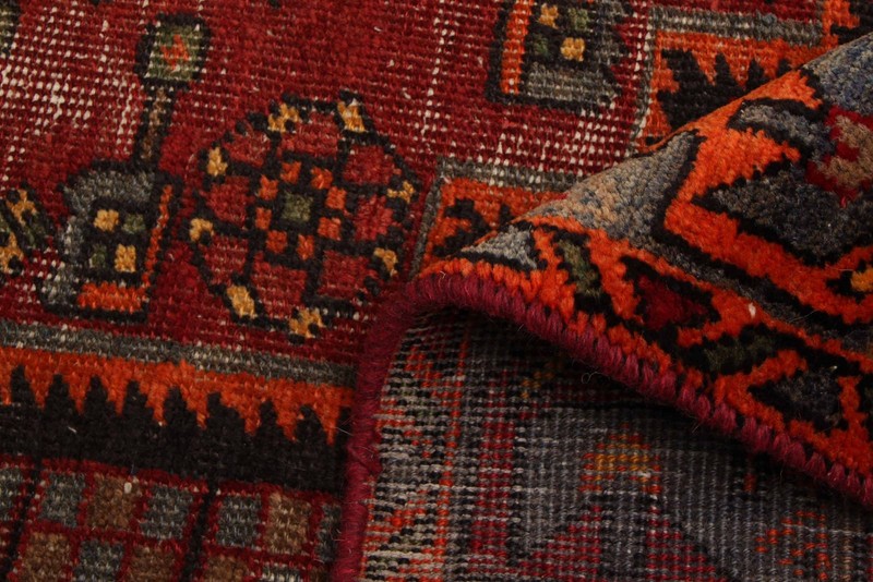 Vintage 4'1" x 6'5" Traditional Hand Knotted Vegetable Dye Wool Area Rug gallery