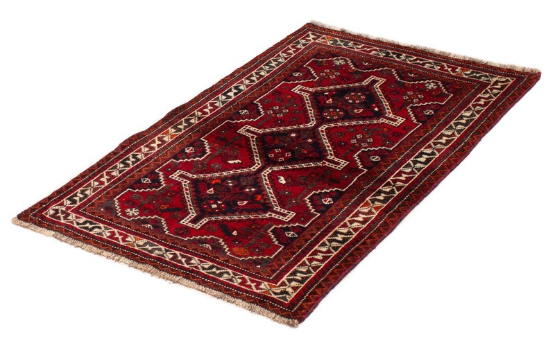 Vintage 3'7" x 5'4" Traditional Hand Knotted Vegetable Dye Wool Area Rug gallery