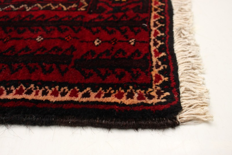 Vintage 3'5" x 6'11" Traditional Hand Knotted Vegetable Dye Wool Area Rug gallery