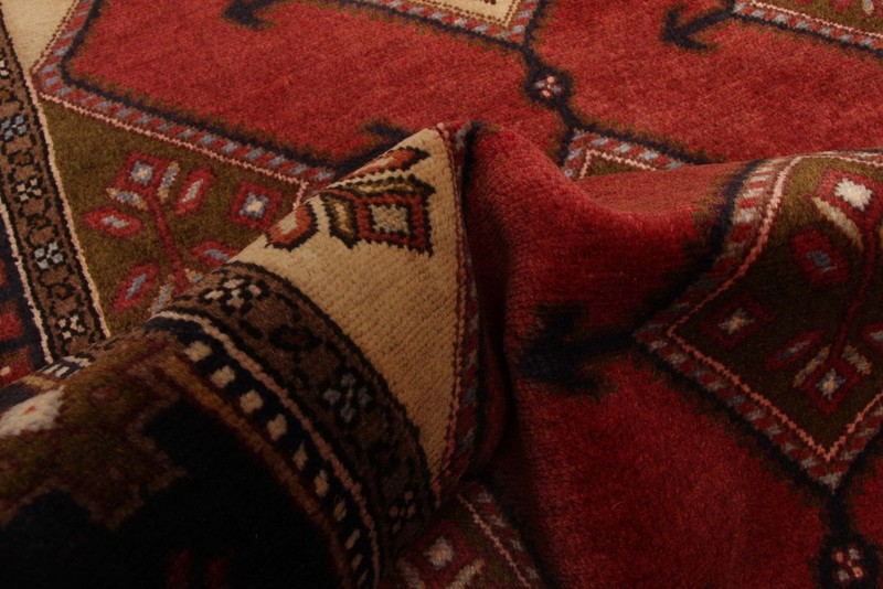 Vintage 3'1" x 6'6" Traditional Hand Knotted Vegetable Dye Wool Area Rug gallery
