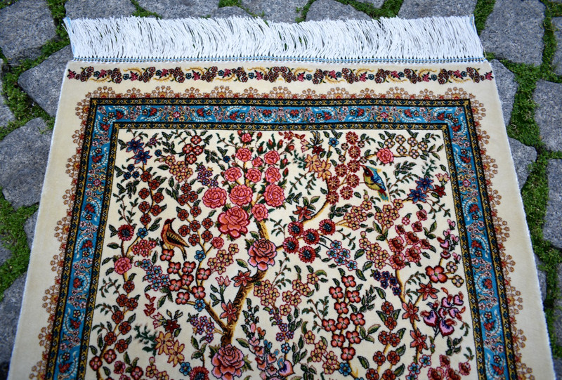 Silk Bamboo Rug 100 % Bamboo Silk Rug 2 x 3 ft Home Decor Rug Bamboo Wall Rug gallery
