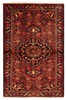 Vintage Hand-Knotted Carpet 4'3" x 6'7" Traditional Oriental Wool Area Rug gallery