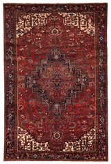 Vintage 7’8″ x 11’6″ Traditional Hand Knotted Vegetable Dye Wool Area Rug