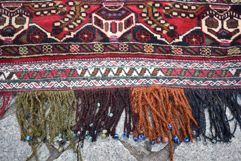Vintage Tribal Yastik Rug 23'' x 31'' Awesome Tribal Mafrash Yastik Wool Rug gallery